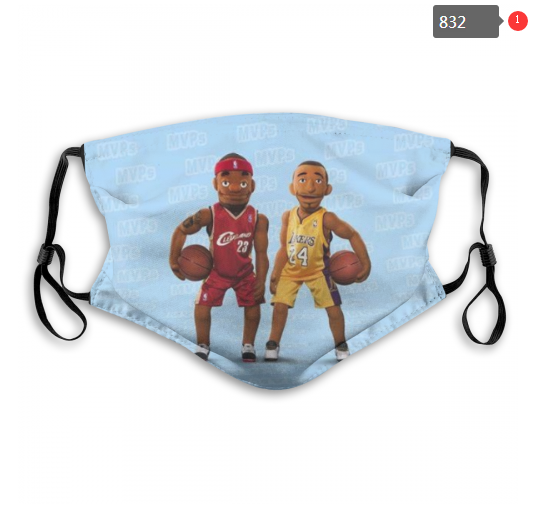NBA Los Angeles Lakers #46 Dust mask with filter->nba dust mask->Sports Accessory